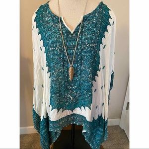 NWOT Boho Printed Kaftan